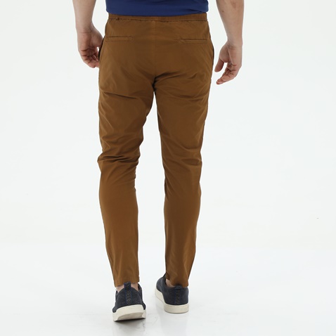 STAFF JEANS-Ανδρικό παντελόνι STAFF JEANS 5-LPP0015.045 LAMBER καφέ