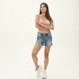 STAFF JEANS-Γυναικείο top φανελάκι STAFF JEANS 63-004-1.045 MALENA ροδακινί
