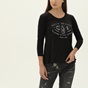 STAFF JEANS-Γυναικεία μπλούζα STAFF JEANS 63-037-1.036 ASTRA μαύρη