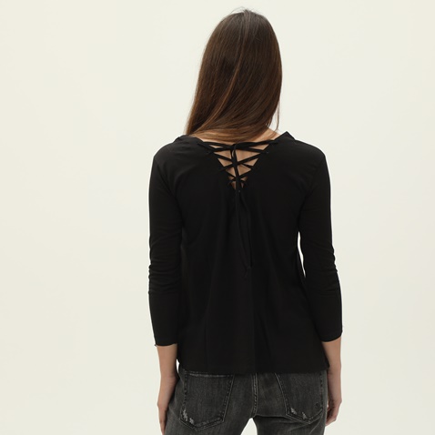 STAFF JEANS-Γυναικεία μπλούζα STAFF JEANS 63-037-1.036 ASTRA μαύρη