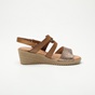 AERO BY KASTA-Γυναικεία πέδιλα πλατφόρμες AERO BY KASTA 4120-1140-645 καφέ ταμπά