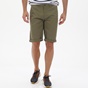 FRANK TAILOR-Ανδρική chino βερμούδα FRANK TAILOR 123-35-0304 λαδί