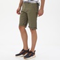 FRANK TAILOR-Ανδρική chino βερμούδα FRANK TAILOR 123-35-0304 λαδί