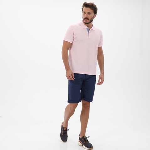 FRANK TAILOR-Ανδρική polo μπλούζα FRANK TAILOR 123-60-0001 POLO SHIRT ΜΠΛΟΥΖΑ