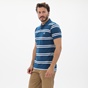 FRANK TAILOR-Ανδρική polo μπλούζα FRANK TAILOR 123-62-0001 μπλε λευκή ριγέ