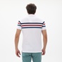 FRANK TAILOR-Ανδρική polo μπλούζα FRANK TAILOR 123-62-0001 λευκή