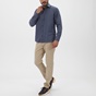 MARTIN & CO-Ανδρικό πουκάμισο MARTIN & CO 122-52-1160 REGULAR FIT μπλε