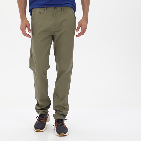 FRANK TAILOR-Ανδρικό chino παντελόνι FRANK TAILOR 123-30-0503 CHINOS REG λαδί