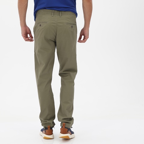 FRANK TAILOR-Ανδρικό chino παντελόνι FRANK TAILOR 123-30-0503 CHINOS REG λαδί