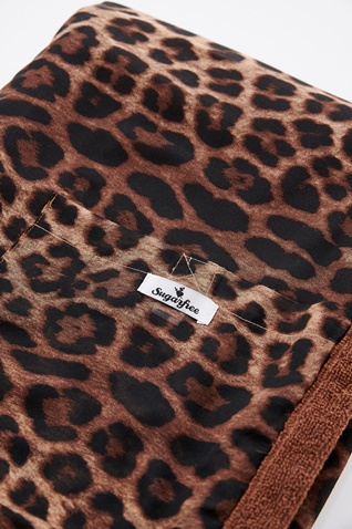 SUGARFREE-Πετσέτα παραλίας SUGARFREE 22819119 καφέ leopard
