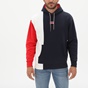 GANT-Ανδρική φούτερ μπλούζα GANT 2037011 Retro Logo μπλε κόκκινη λευκή