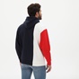 GANT-Ανδρική φούτερ μπλούζα GANT 2037011 Retro Logo μπλε κόκκινη λευκή