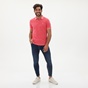 GANT-Ανδρική polo μπλούζα GANT 2052028 Sunfaded Pique Rug ροζ