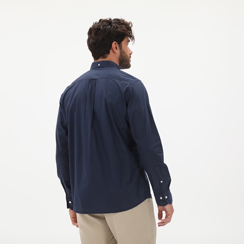 GANT-Ανδρικό πουκάμισο GANT 3042930 Reg Ut Sunfaded Bd μπλε