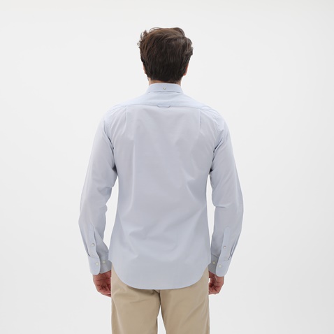 GANT-Ανδρικό πουκάμισο GANT 3046402 Slim Broadcloth γαλάζιο