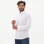 GANT-Ανδρικό πουκάμισο GANT 3046402 Slim Broadcloth Bd λευκό