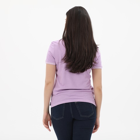 GANT-Γυναικεία polo μπλούζα GANT 4203206 Sunfaded λιλά
