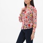 GANT-Γυναικείο πουκάμισο GANT 4301155 Reg Wild Floral Cot S ροζ
