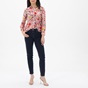 GANT-Γυναικείο πουκάμισο GANT 4301155 Reg Wild Floral Cot S ροζ