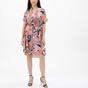 GANT-Γυναικείο midi φόρεμα GANT 4503177 Dahlia Print μοβ
