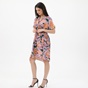 GANT-Γυναικείο midi φόρεμα GANT 4503177 Dahlia Print μοβ