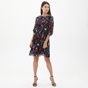 GANT-Γυναικείο mini φόρεμα GANT 4503181 Wild Floral Boatneck μπλε
