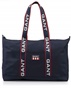 GANT-Γυναικεία τσάντα shopper GANT 4970085 Retro Shield μπλε