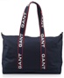 GANT-Γυναικεία τσάντα shopper GANT 4970085 Retro Shield μπλε