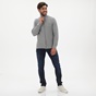 GANT-Ανδρική ζακέτα GANT 8030118 Cotton Texture γκρι