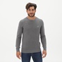 GANT-Ανδρική βαμβακερή πλεκτή μπλούζα GANT 8030521 Pique γκρι
