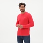 GANT-Ανδρική βαμβακερή πλεκτή μπλούζα GANT 8030521 Pique ροζ