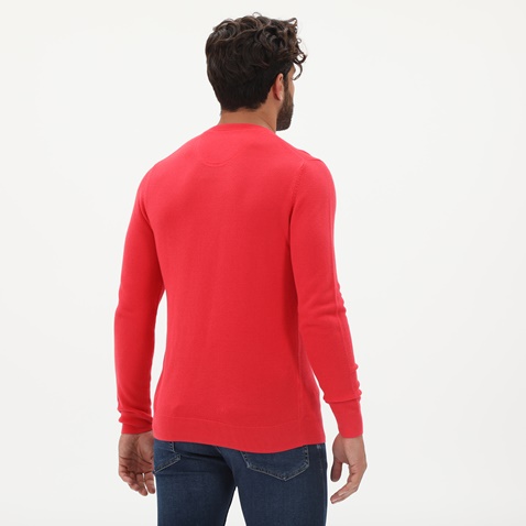 GANT-Ανδρική βαμβακερή πλεκτή μπλούζα GANT 8030521 Pique ροζ