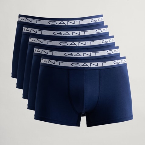 GANT-Ανδρικά εσώρουχα boxer σετ των 5 GANT 902035553 μπλε
