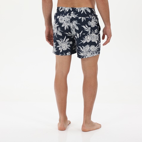 GANT-Ανδρικό μαγιό GANT 922216006 Cf Dahlia Flower Pr μπλε λευκό