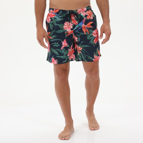 GANT-Ανδρικό μαγιό GANT 922216204 Lc Tropical Print μπλε