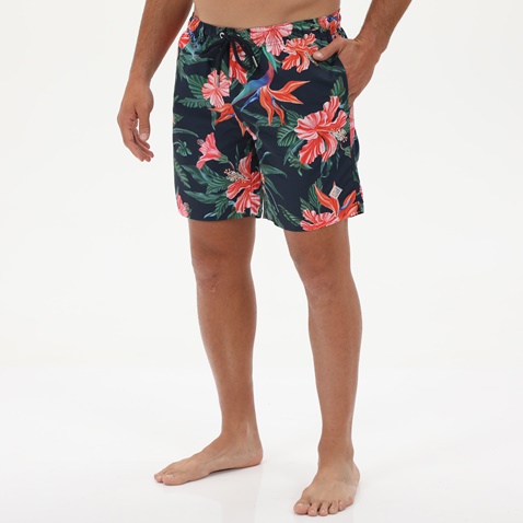 GANT-Ανδρικό μαγιό GANT 922216204 Lc Tropical Print μπλε