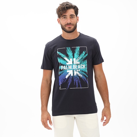 DORS-Ανδρικό t-shirt DORS 1132023.C02 μαύρο