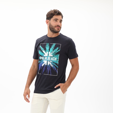 DORS-Ανδρικό t-shirt DORS 1132023.C02 μαύρο