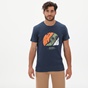 DORS-Ανδρικό t-shirt DORS 1132026.C02 μπλε