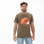 DORS-Ανδρικό t-shirt DORS 1132026.C03 χακί