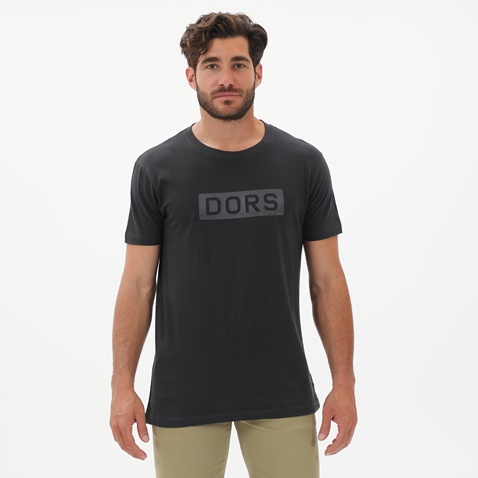 DORS-Ανδρικό t-shirt DORS 1132027.C03 ανθρακί