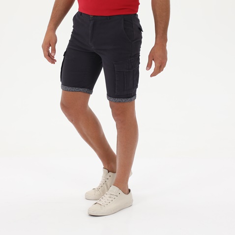 DORS-Ανδρική cargo βερμούδα DORS 2132004.C02 μπλε