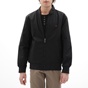 DORS-Ανδρικό bomber jacket διπλής όψης DORS 3032002.C02 μαύρο κόκκινο