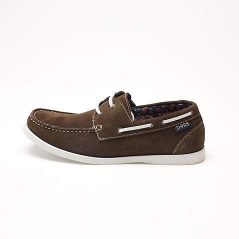 DORS-Ανδρικά loafers DORS 8022003 καφέ suede