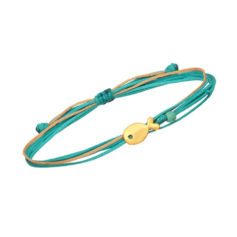 JEWELTUDE-Γυναικείο βραχιόλι JEWELTUDE 5211 κορδόνια ορειχάλκινο 