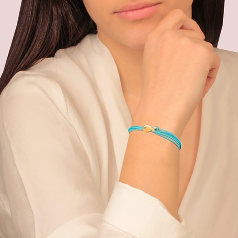 JEWELTUDE-Γυναικείο βραχιόλι JEWELTUDE 5211 κορδόνια ορειχάλκινο 