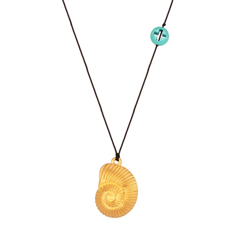 JEWELTUDE-Γυναικείο μακρύ κολιέ JEWELTUDE 8238 από κορδόνι και ορείχαλκο