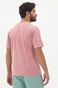 FRANKLIN & MARSHALL-Ανδρικό t-shirt FRANKLIN & MARSHALL JM3017.000.1013G36 ροζ