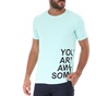 BATTERY-Ανδρικό t-shirt BATTERY 21K903591 πράσινο