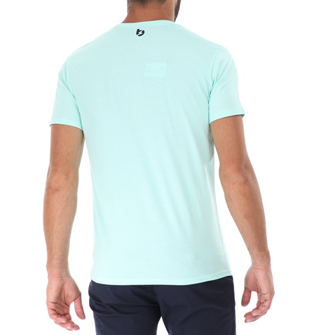 BATTERY-Ανδρικό t-shirt BATTERY 21K903591 πράσινο